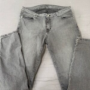 Michael Kors Women's Classic Gray Straight Leg Jeans